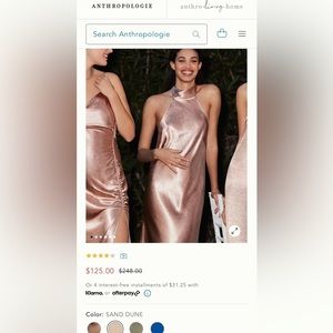 Sachin & Babi Sadie halter tie neck dress